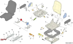 Epiroc ARM REST — diagrama técnico