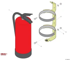 Epiroc FIRE EXTINGUIS. — schéma technique