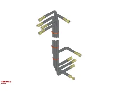 Epiroc MANGUERA DE AIRE — diagrama técnico