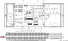 Epiroc ELECTR.CABINET, Yeraltı Jumbosu — teknik çizim