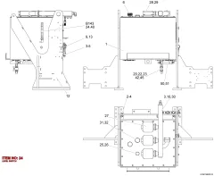Epiroc SEVİYE ŞALTERİ, Kaya Delici — teknik çizim