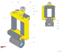 Epiroc HOLDER, Rock Drill — technical diagram