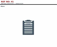 Epiroc Simba H1354 technical drawing, reference 41, part 9106191410