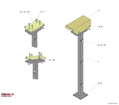 Epiroc BAĞL. PLAKASI, Yeraltı Jumbosu — teknik çizim