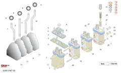 Epiroc LEVER GUIDE, Rock Drill — technical diagram