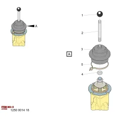 Epiroc LOCKING, Rock Drill — technical diagram