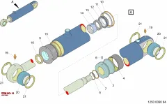 Epiroc SICHERUNGSRING — technische Zeichnung