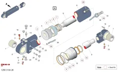 Epiroc ROHR — technische Zeichnung