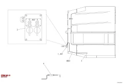 Epiroc END SOCKET, Kaya Delici — teknik çizim