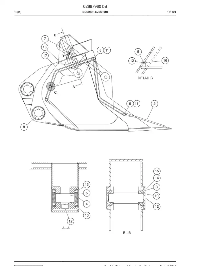 BUCKET, EJECTOR
