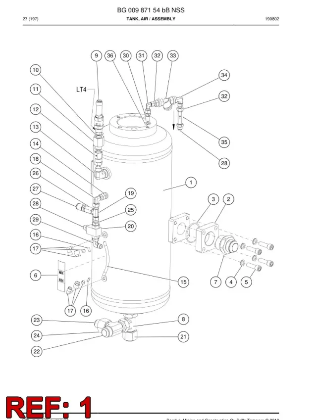 RECEIVER, AIR / OIL