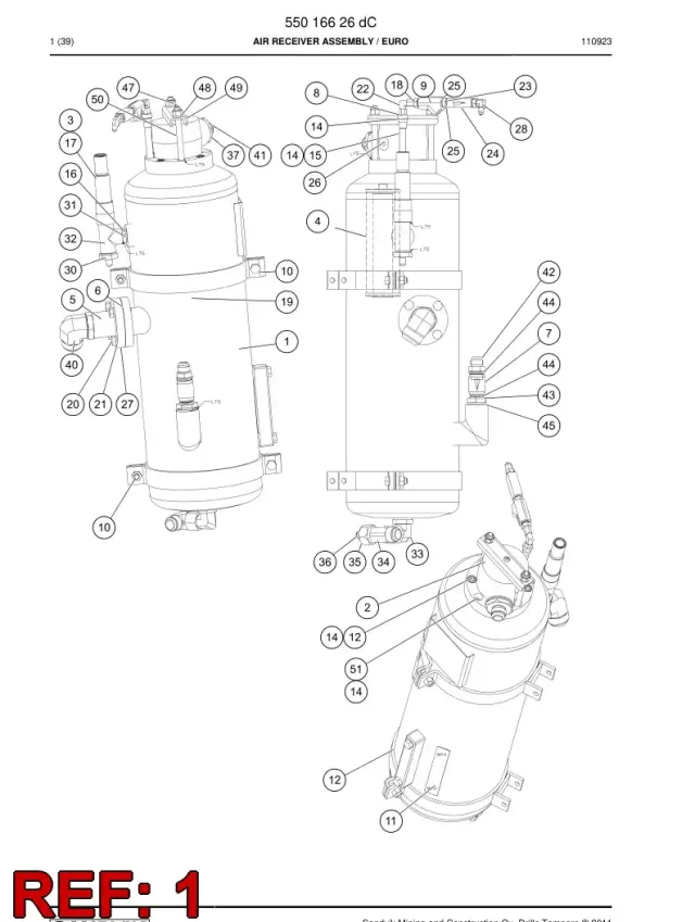 F2 AIR/OIL RECEIVER