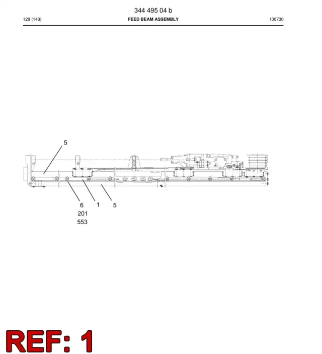 BEAM 16' TF500