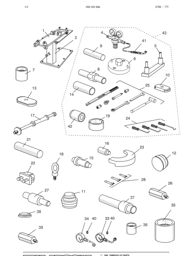 HACDR için ÖZEL TOOLS.ROCK DR