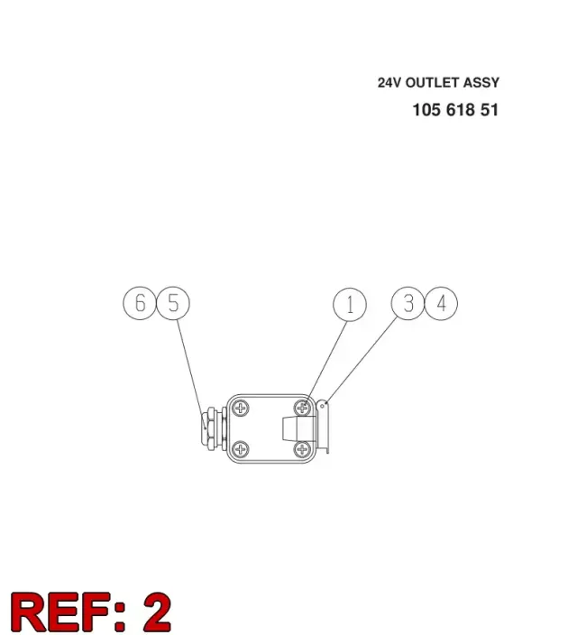 24V OUTLET BOX HOLES