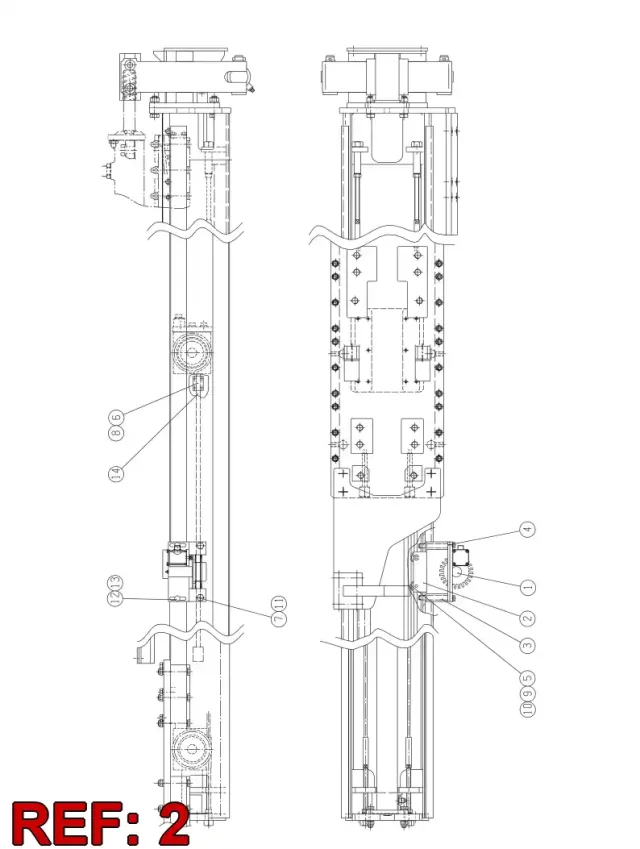 FASTENING FOR GUIDE