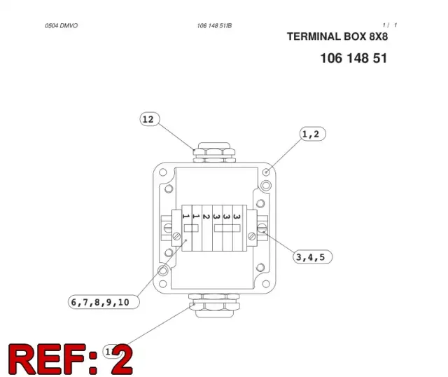 TERMINAL BOX 8X8