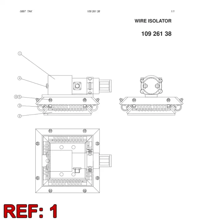 UPPER CUP (WIRE ISOLATOR)