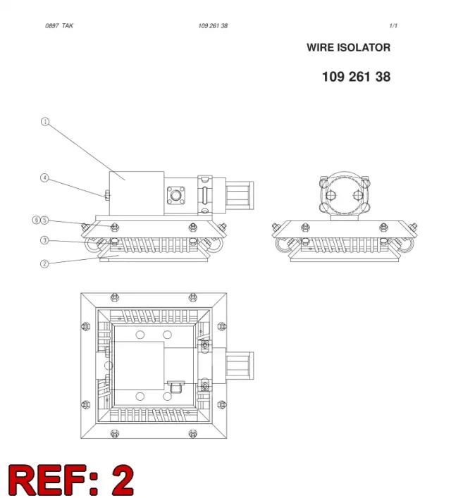 LOWER CUP (WIRE ISOLATOR)