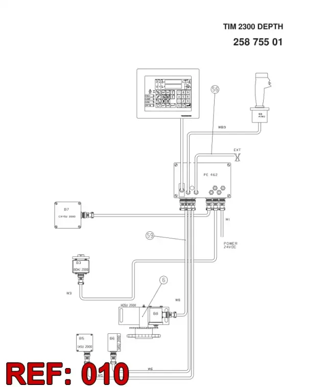 DEPTH MEASURING SENSOR CONJ.