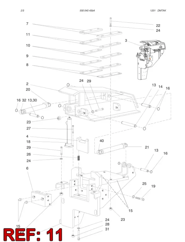 SHIM MOVEABLE JAW