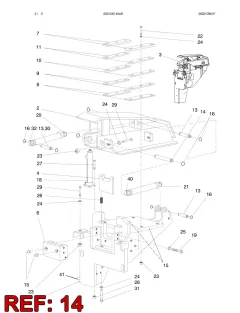 Sandvik PİM, Yerüstü — teknik çizim