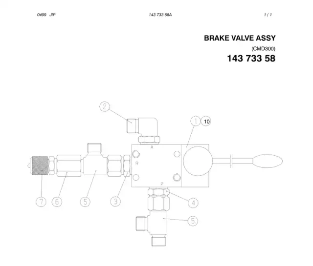 BRAKE VALVE ENS.