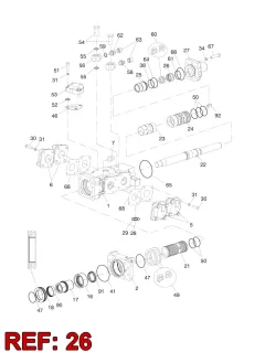 Sandvik DICHTUNGSGEHÄUSE — technische Zeichnung