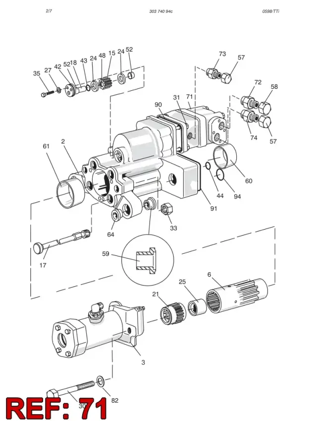 HYDR. MOTOR ASSY