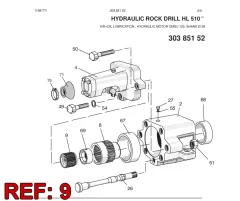 Sandvik KUPPLUNG — technische Zeichnung