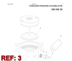 Sandvik DIAPHRAGM, Yerüstü — teknik çizim