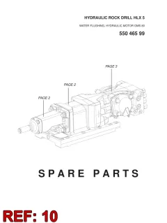 Sandvik FRONT BEARING HDXX, Yeraltı — teknik çizim