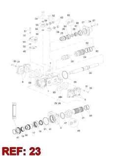 Sandvik DISTRIBUTOR, Surface — technical diagram