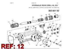 Sandvik VERTEILER — technische Zeichnung