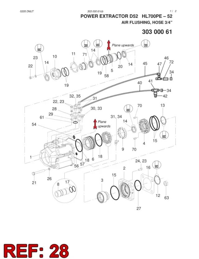 FLANGE ADAPTER HL700 PE