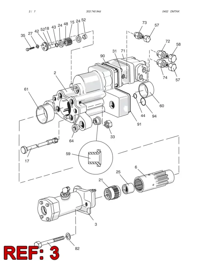 FLUSHING DEVICE ASSY