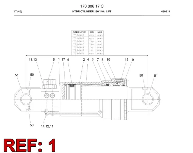 CYLINDER TUBE