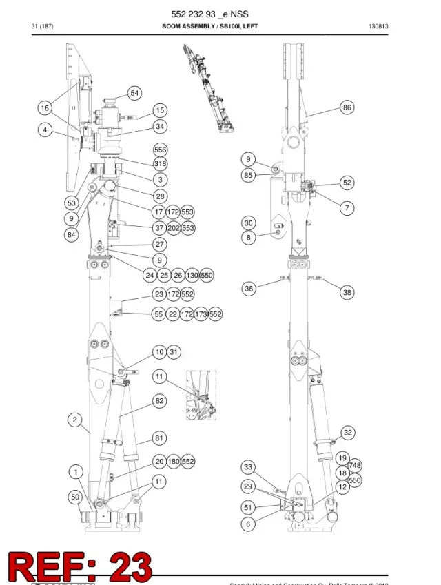 KAPAK FOR LENGTH SENSOR(BEVER)