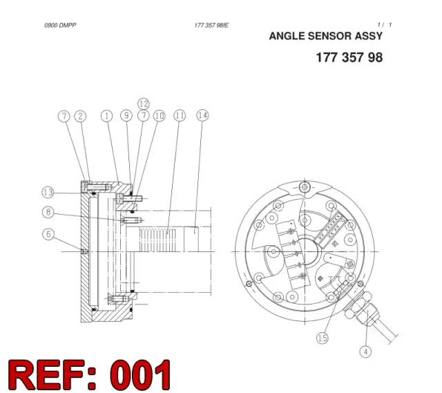ANGLE SENSOR HOUSING