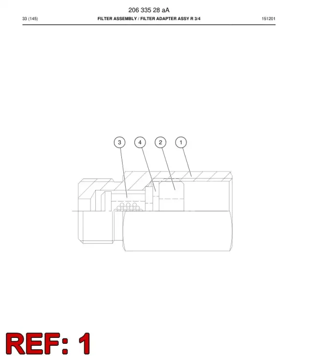FILTRO ADAPTER R 3/4'