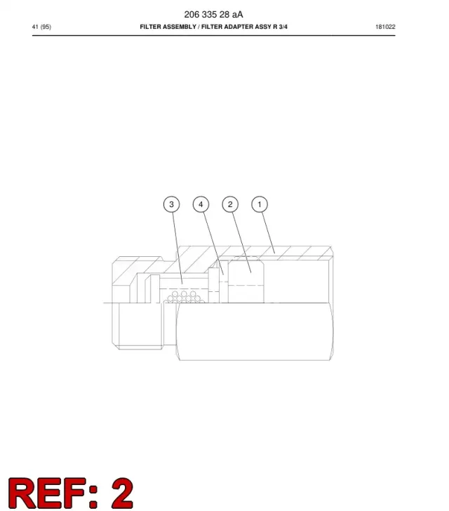 FASTENING NUT R3/4"