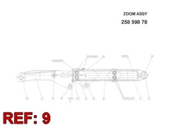 Sandvik ADJUSTING PIECE — diagrama técnico