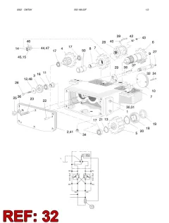 Sandvik KAMA, Yerüstü — teknik çizim