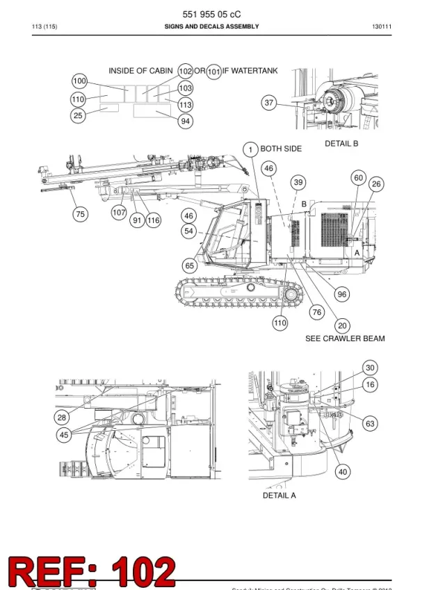 GIVEN GRAD. ANGLE (TRAMMING)
