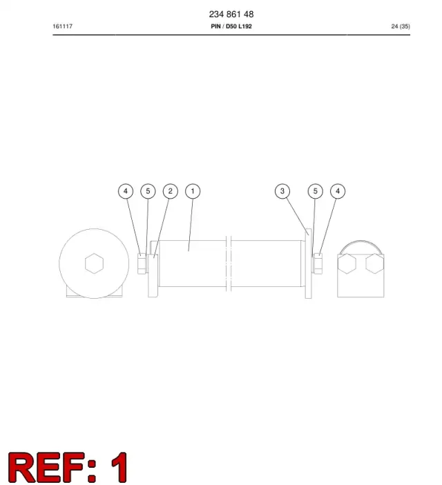 PIN, CLEVIS