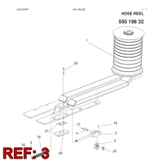 Sandvik RODA DENTADA — diagrama técnico