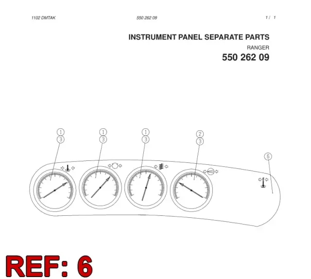 STICKER "GAUGES"