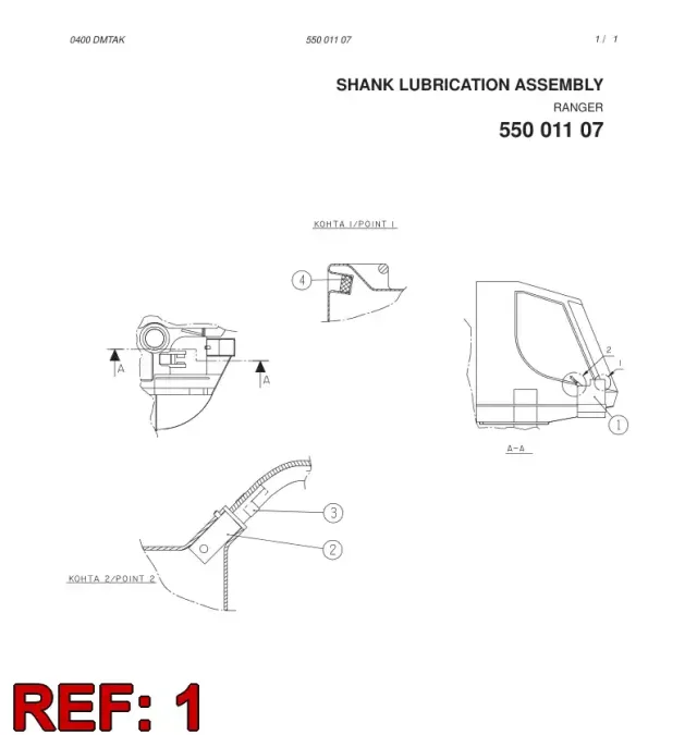 PLASTIC RECEIVER RB