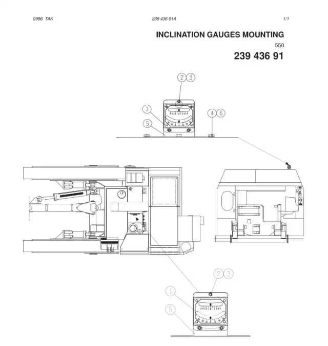 INCLINATION GAUGES HALTERUNG