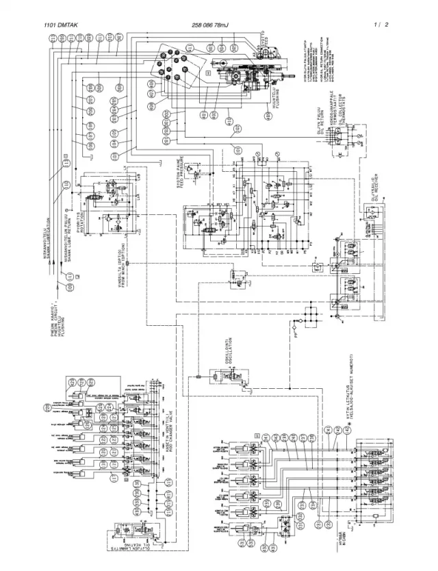 DIAGRAM HYDRAULIQUE, CHANGEMENT DE ROUTE